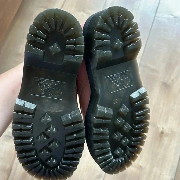 NEW Dr. Martens 8053 Quad Leather Platform Pink/Peach Women’s Sz 5 Men’s 4 - Picture 7 of 9